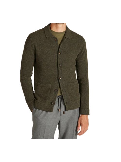 Overshirt regular fit in bouclé di lana Geelong Zanone | 810511 ZN283Z3600